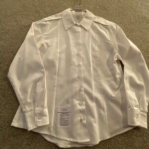 Defense Logistics‎ Agency Garrison Collection Women Tuck In Shirt Size 12R White